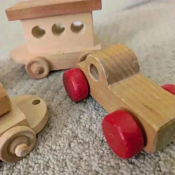 Wooden kids train set - Picture 5 of 10
